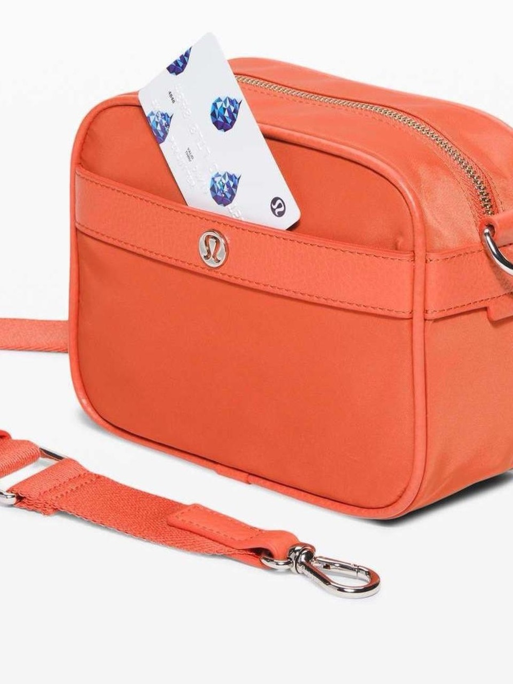 lululemon athletica Coral Orange Crossbody Camera Bag